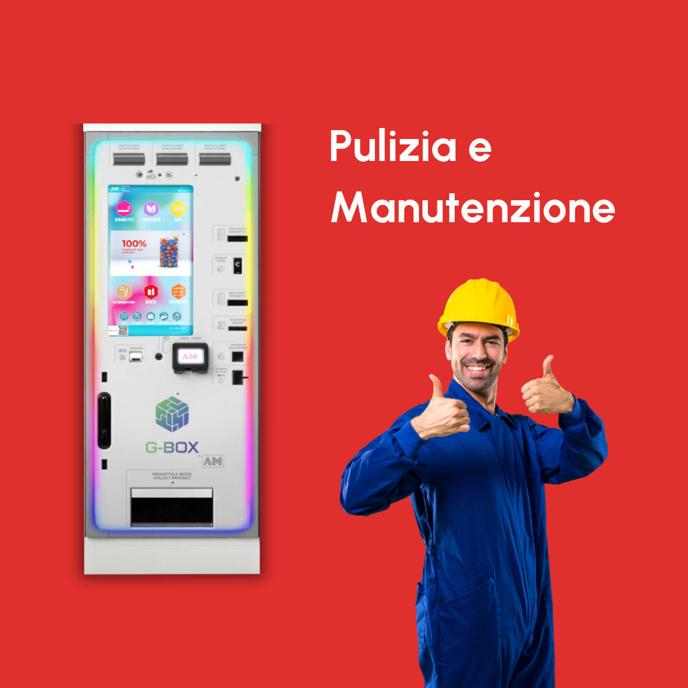 Pulizia e manutenzione delle vending machines AM